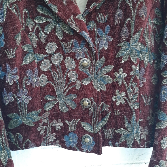 Vintage Painted Pony Tapestry Jacket size Medium - Picture 6 of 7